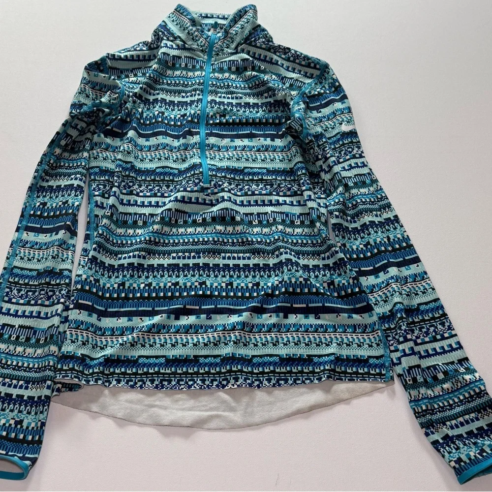 Nike Women's Pink and Black‎ Patterned Jacket